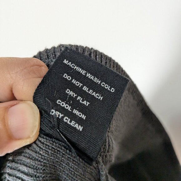 Monrow Knitted Shorts Charcoal Grey Size Small - Picture 5 of 5